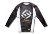 White Belt Ranked Rashguard LS
