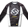 White Belt Ranked Rashguard LS