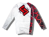 White Koiscale Rashguard LS