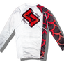 White Koiscale Rashguard LS