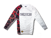 White Koiscale Rashguard LS