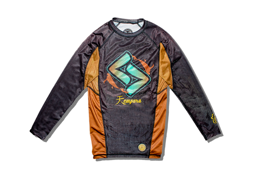 Brown Belt Ranked Rashguard LS