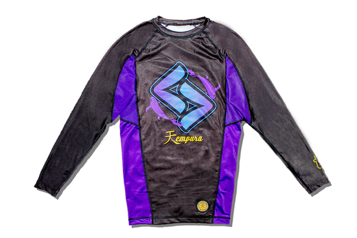 Purple Belt Ranked Rashguard LS